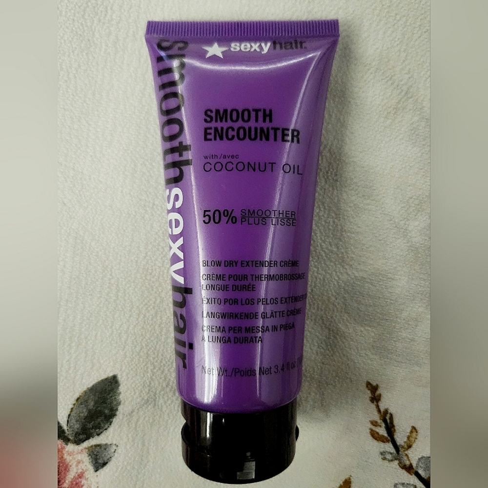 Sexy Hair Smooth Encounter Blow Dry Extender Creme (Coconut Oil) ~New ☆Rare, HTF